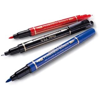 Pentel Permanent Marker ปากกาเคมี 2 หัว เพนเทล 0.3 & 1.0mm รุ่น N75W