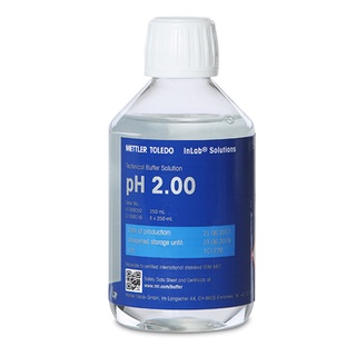 51350002 Technical buffer pH 2.00, 250mL รุ่น 51350002 ยี่ห้อ METTLER TOLEDO