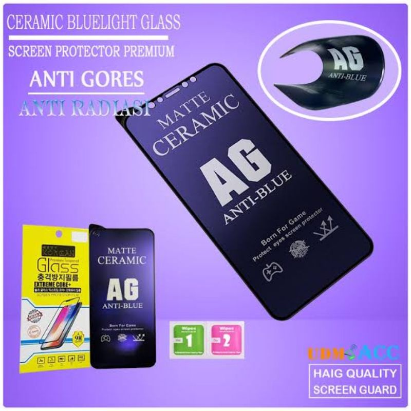 LAYAR Tempered Ceramic Blue Light Matte Doff SAMSUNG A57 A37 A17 A16 A36 A26 A56 A12S/M12/A01/A12/A1