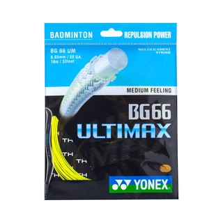 YONEX BG 66 Ultimax เอ็นไม้แบดมินตัน สีโปร่งแสง ไซส์ One Size อุปกรณ์เสริมอื่นๆ ผู้ชาย กีฬา
