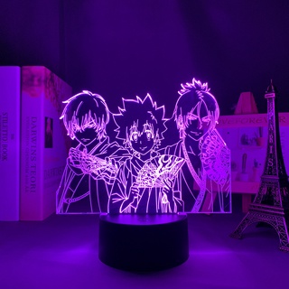 โคมไฟกลางคืน Led ลายการ์ตูนอนิเมะ Katekyo HITMAN REBORN 3d สําหรับตกแต่งห้องนอนเด็ก ของขวัญวันเกิด