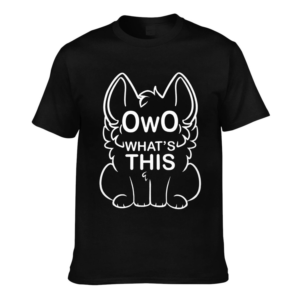 Owo Whats This Owo Whats Meme เสื้อยืดแขนสั้นผู้ชายตลก