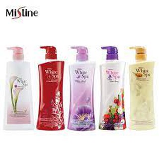 Mistine White Spa Body Lotion 400ml. มิสทิน ไวท์ สปา ไวท์เทนนิ่ง โลชั่น 400 มล.โลชั่นผิวหอม เนรมิตผิวสวย กระจ่างใส