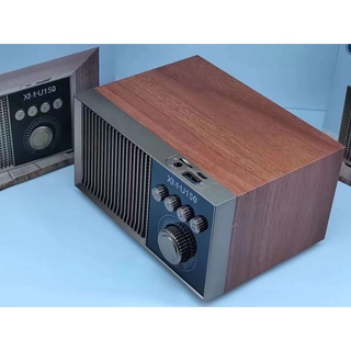 XM-U150 ขาตั้งลำโพง Bluetooth ซับวูฟเฟอร์ Retro คอมพิวเตอร์พกพาแบบพกพาการ์ดไร้สาย FM ลำโพงขนาดเล็ก