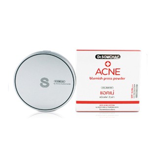 ✅ Dr.Somchai Acne Blemish Press Powder 15g ดร.สมชาย แป้งพัพสิว-ฝ้า