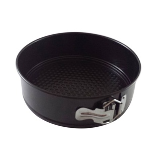 New Morning พิมพ์เค้ก 22 cm เคลือบกันติด Non Stick Removable Bottom- Black