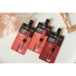 แบบซอง Maybelline Sensational Liquid Matte 2 ml เมย์เบลลีน นิวยอร์ก เซนเซชั่นแนล ลิควิด แมท