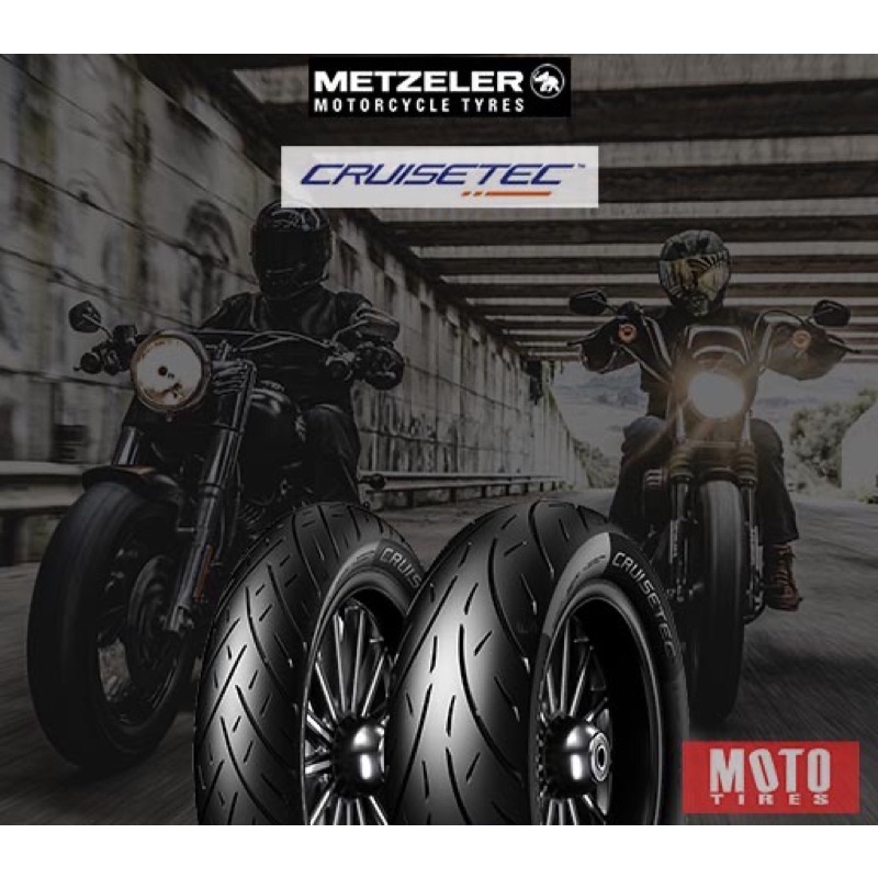 (ส่งฟรี) ยางมอเตอร์ไซค์ Harley-davidson  ยี่ห้อ Metzeler cruisetec  [Clearance Sell !]