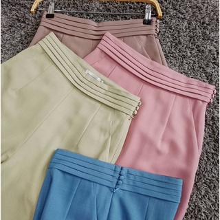 Anne clothing "Cosmo pants" คอสโม กางเกงขอบพับ สีพิเศษ