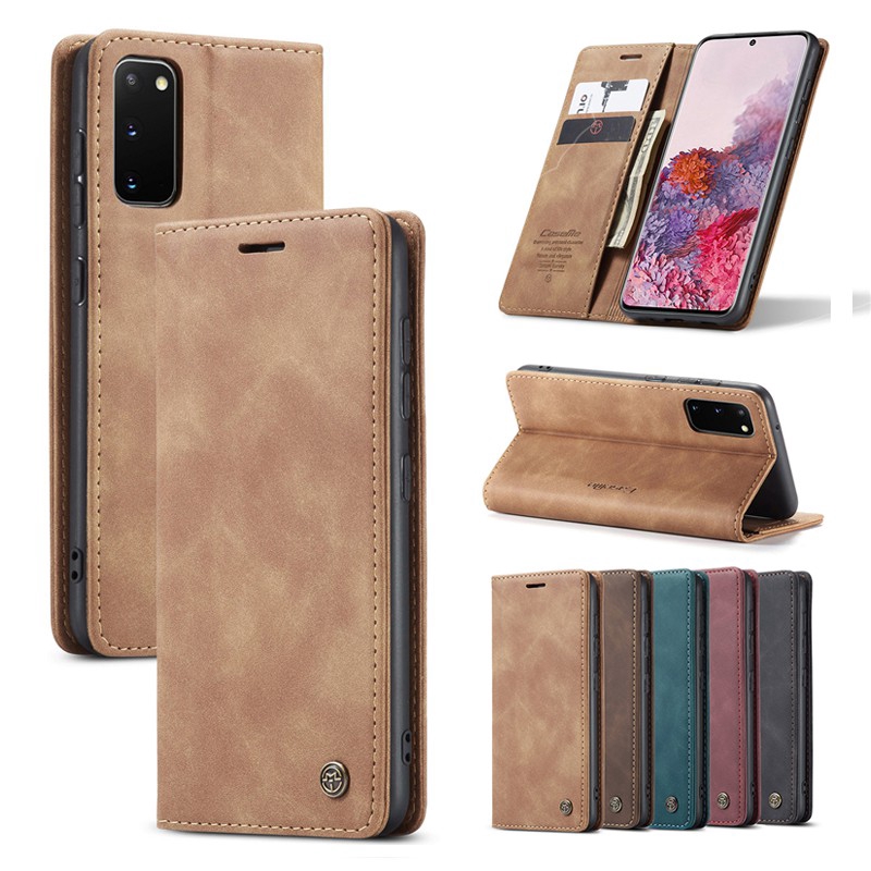 Samsung A10 A12 A20 A30 A42 A50 A52 A70S A72 CaseMe ซองหนังปิดอัตโนมัติกระเป๋าสตางค์แม่เหล็กฝาครอบปลอก