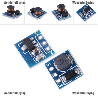 {WonderfulBuying} บอร์ดแปลงแรงดันไฟฟ้า DC-DC 1.8V 2.5V 3V 3.3V 3.7V เป็น 5V