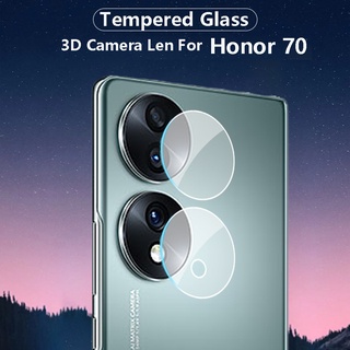 ฟิล์มกระจกนิรภัยกันรอยหน้าจอ เลนส์กล้อง 3D 9H สําหรับ Huawei Honor 70 Honor70