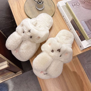 Slippers รองเท้าใส่อยู่บ้าน รองเท้าใส่ที่ทำงาน รองเท้าขนนุ่ม รองเท้าใส่สบาย