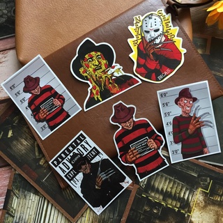 เฟรดดี้ Freddy Nightmare สติกเกอร์ เคลือบกันน้ำ ติดกระเป๋าเดินทาง มอเตอร์ไซด์ Laptop เคสโทรศัพท์ กระบอกน้ำ Waterproof...