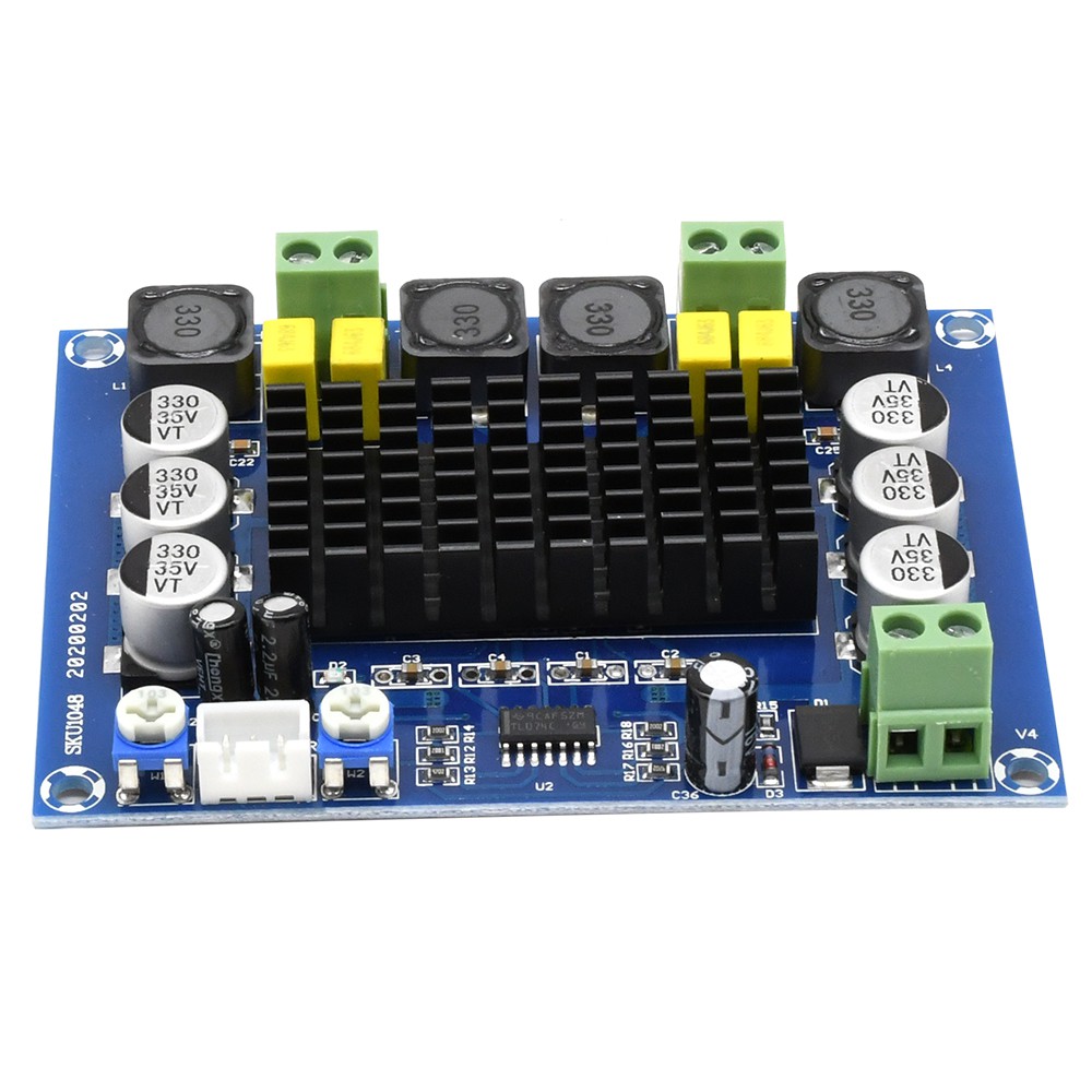 XH-M543 120W+120W 12V-24V TPA3116D2 แผงบอร์ดโมดูลขยายเสียงดิจิตอล Dual-channel เครื่องขยายเสียงระบบเสียงดิจิตอล - รูปที่ 3