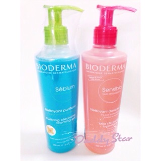 ถูกสุดๆ(แถม!!มาส์กหน้า89฿) Bioderma Sebium Gel Moussant  Sensibio Gel Moussant 200ml. ไบโอเดอร์มา เจลล้างหน้า