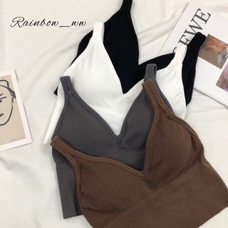 🧸สายเดี่ยว ทรงสวย กระชับ ฟองน้ำในตัว พร้อมส่ง!
