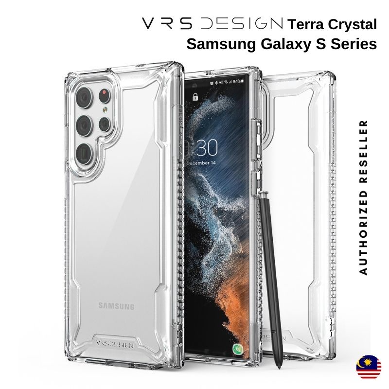 Vrs Samsung Galaxy S22/ S22 Plus/ S22 Ultra Crystal Clear Guard Phone Case Dual Protection Cover Cas