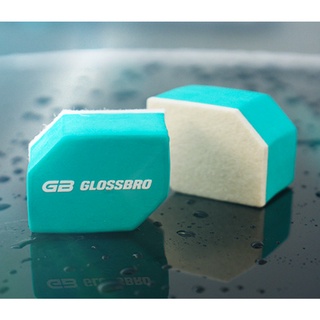 GLOSSBRO Oil Film Removal Pad แผ่นขัดทำความสะอาดคราบฝังแน่นบนกระจก