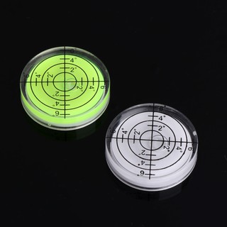 32x7mm Bulls-eye Bubble Degree Marked Surface Spirit Level For Camera Circular