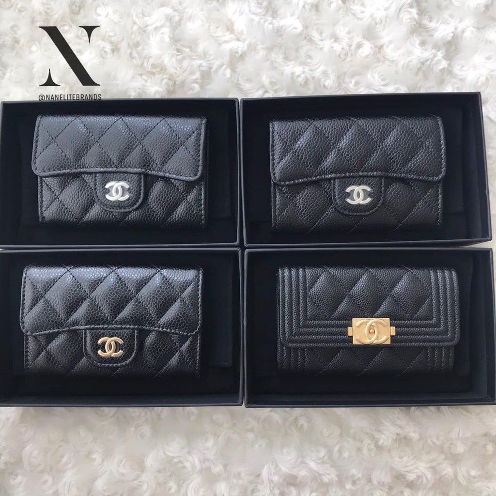 👜New 👜Chanel card holder Holo30 💖 Shopee Thailand