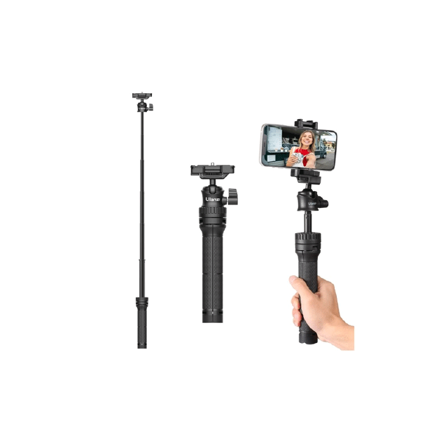 Ulanzi MT-34 Extendable tripod with ball head มาพร้อมหัวจับมือถือ