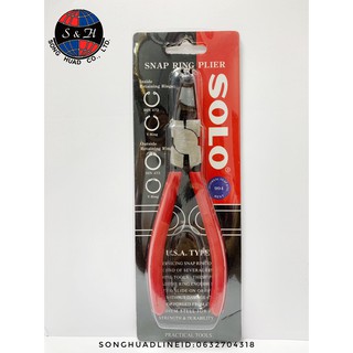 ของแท้ 100% SOLOโซโลNO.904 คีมหน้บแหวน เครื่องมือช่าง