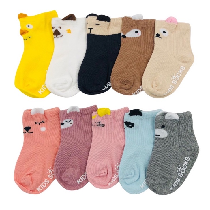 พร้อมส่ง! ถุงเท้าเด็ก ถุงเท้ากันลื่น รุ่น ลายสัตว์ลายน่ารัก สินค้าขายดี...
