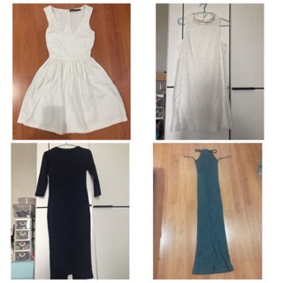 Dress zara size xs และ s รายละเอียดและขนาดด้านในค่ะ