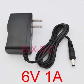 AC 100-240V to DC 6V 1A 1000mA Adapter Charger 5.5*2.5mm