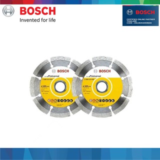 BOSCH eco for Universal ใบตัดเพชรขอบร่อง 4 นิ้ว BOSCH รุ่น eco for Universal (ชุดสุดคุ้ม)