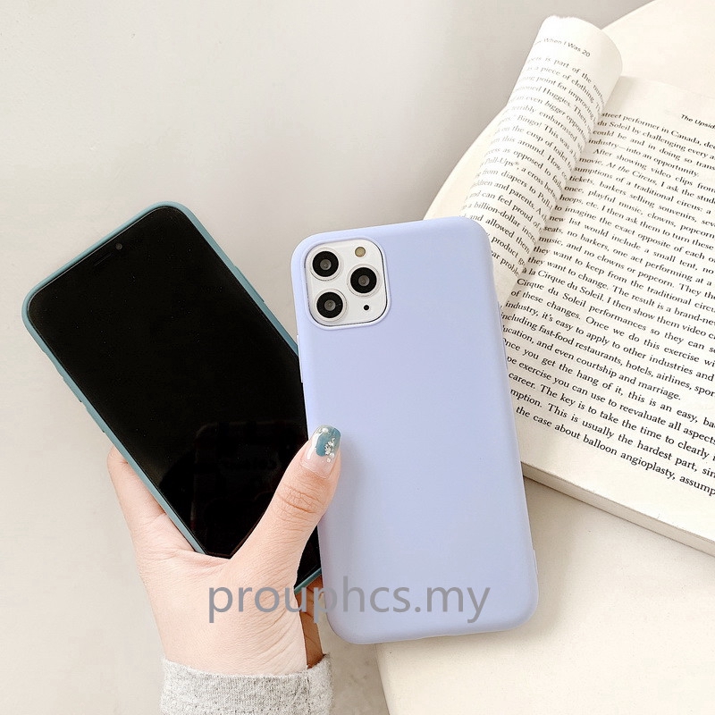 เคสโทรศัพท์มือถือแบบนิ่ม tpu สีพื้น สําหรับ OPPO A5 A9 A53 A31 2020 A92 A72 A52 A93 A15 A15S A16 A54 A37 A37F A37FW Reno 5 5G