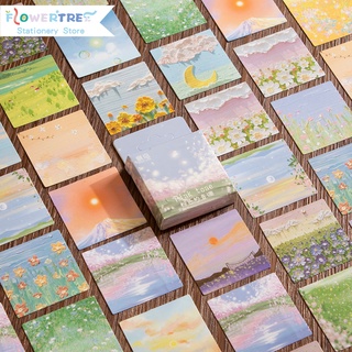 Flowertree สติ๊กเกอร์ตกแต่ง Scrapbook สีชมพู 46ชิ้น