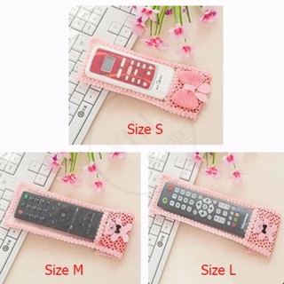 YHL Set 3ชิ้น ที่ใส่รีโมท ปลอกใส่รีโมททีวี แอร์ กันฝุ่น (ลายตามรูป)