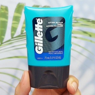 ยิลเลตต์ เจล บำรุงผิวหน้า หลังการโกนหนวด สำหรับผิวแพ้ง่าย Sensitive Skin After Shave Gel 75 ml (Gillette®)