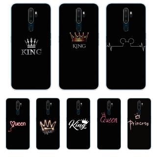 oppo a 5 a 9 a 31 a 91 2020 เคสซิลิโคน tpu สําหรับโทรศัพท์มือถือ queen king