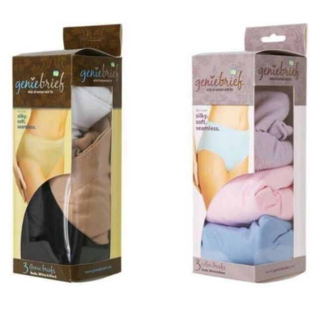 Genie​ Brief # Genie ​bra​ (กางเกงในเอวสูง # เสื้อใน)​💯🚛