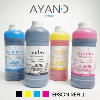 หมึกเติม Inkjet Epson Refill ทุกรุ่น ขนาด 500 ml. (สินค้ารับประกันคุณภาพ)