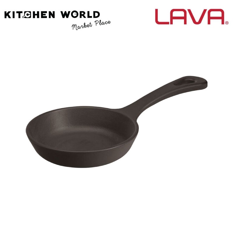 Lava LV Cast iron ECO Y STV 12 Round Skillet dia 12-16 cm / กระทะเหล็กหล่อ