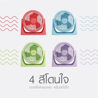 HATARI พัดลมตั้งโต๊ะ 8นิ้ว รุ่น HT-PS20M1 ไซโคลน