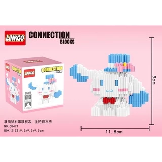 ของเล่นตัวต่อ​ แบบเฟือง​ มาใหม่​ 6 แบบ​ ยี่ห้อ​ LINKGO​ จำนวน​ 300ชิ้น+ No.68469-68474