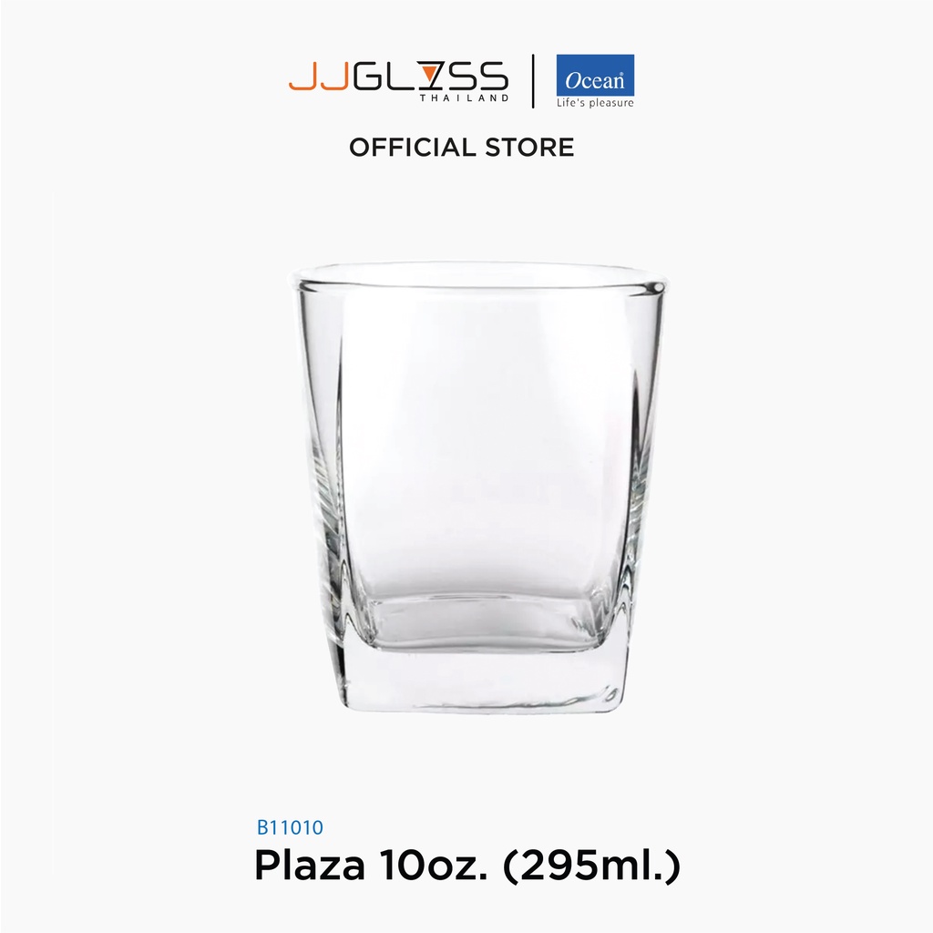 JJGLASS - (Ocean) B11010 Plaza 10 oz. ( 295 ml.) แก้วใส่วิสกี้ ค็อกเทล เหมาะกับเครื่องดื่มทุกชนิด