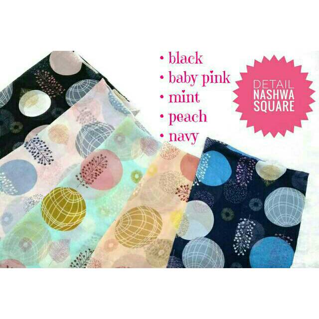 SQUARE HIJAB / CHIFFON HIJAB / NASHWA SQUARE