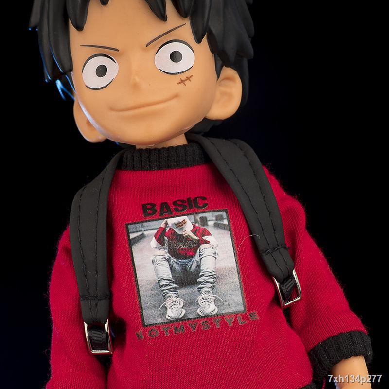 พร้อมส่งจัดส่งที่รวดเร็ว☇♟♘One Piece Tide clothes Luffy Cloth brand ...
