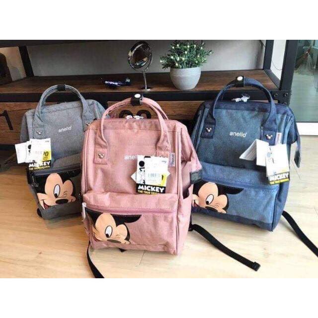 🔥โปรโมชั่นลดล้างสต็อค รับโปร เท่านั้น ของแท้ 💯 Anello Mickey Limited Edition Backpack *สินค้านำเข้า*