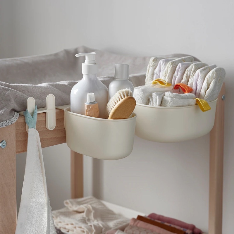 ที่เก็บของ ตะกร้าเก็บของใช้เด็ก 4 ใบ IKEA ÖNSKLIG เอินส์ลิก