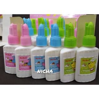 กาวลาเท็กซ์ (BOBO)คละสี Ys-4026-YS6026/ 40ml. / 60ml.