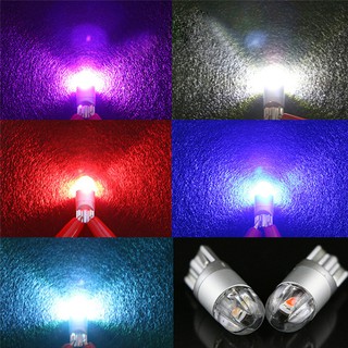 หลอดไฟรถยนต์ 2 DC สีขาว T 10 Auto 168 LED 12v W 5 W