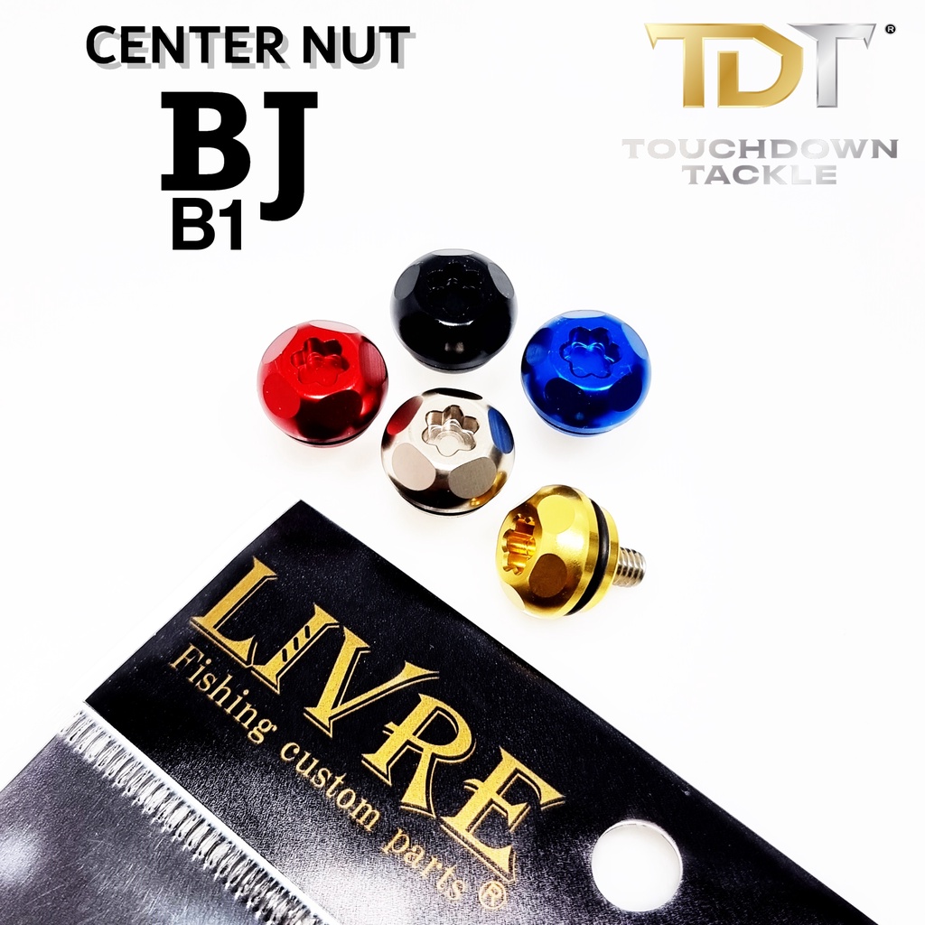 LIVRE CENTER NUT BJ (DAIWA B1 BOLT)   *** น๊อตยึดแขน ไดว่าโบลท์ สำหรับแขน BJ MADE IN JAPAN 100% ***
