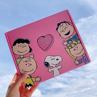 โมเดลสนูปปี้ boxset ชุด snoopy และแก็ง peanuts พร้อมกล่องและไฟ (FREE การ์ดสุ่ม 1 ใบ)